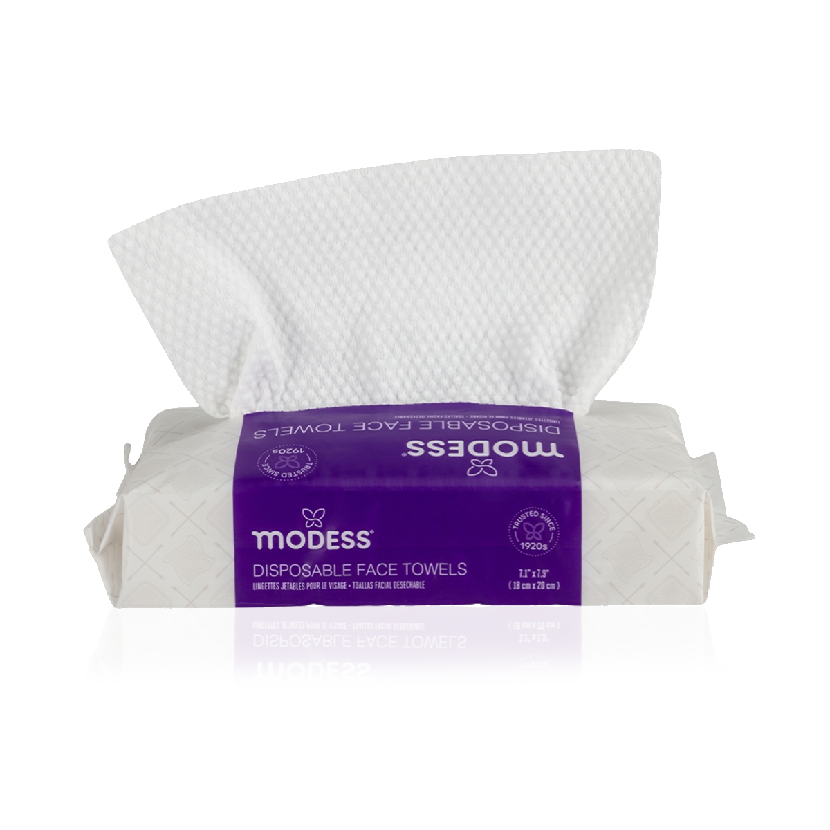 Modess Face Towel 30τμχ Μίας Χρήσης Πετσέτες Προσώπου 18×20cm